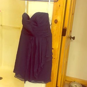 David’s Bridal strapless dress